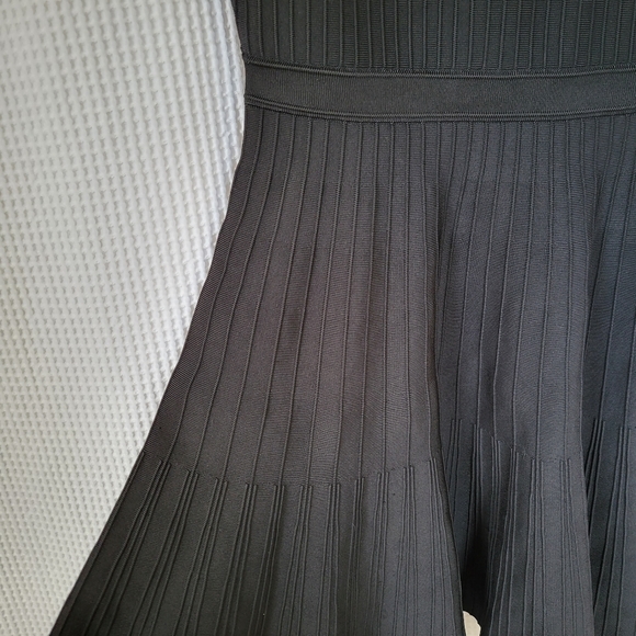 Pink Tartan black, knit midi dress - Picture 5 of 7